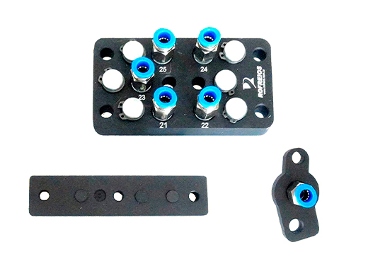 Dispositivos de montagem e testes de v�lvulas